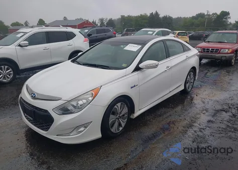 2013 Hyundai Sonata Hybrid Limited from USA, damaged, VIN KMHEC4A43DA068844